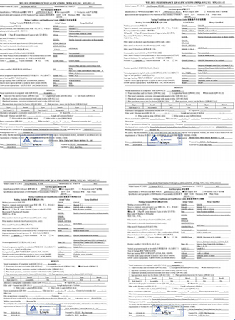 Welding Qualification